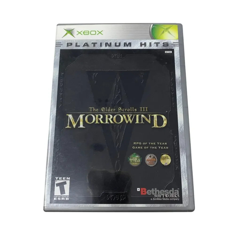 Elder Scrolls III Morrowind Original Xbox Complete CIB Video Game